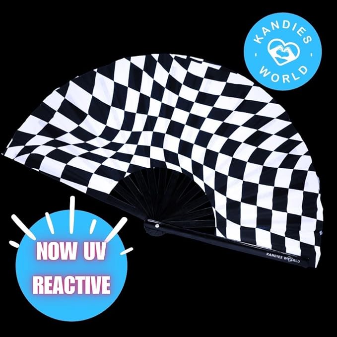 Kandies World Custom Festival Folding Hand Fan - Image 4