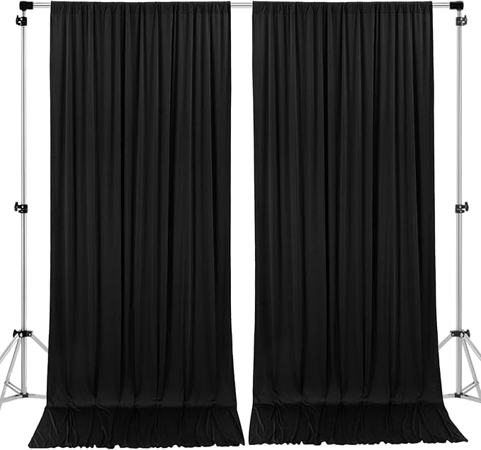 AK TRADING CO. 10 feet x 10 feet IFR Polyester Backdrop Drapes Curtains Panels by Fabrics%7CEventDecor%7CCrafts%7CUpholsteryFoam