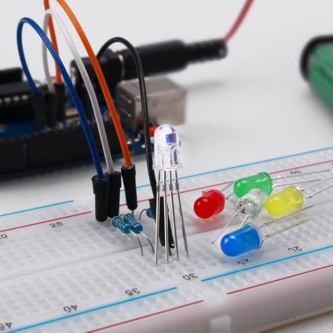 REXQualis Electronics Component Fun Kit w/Power Supply Module, Jumper Wire - Image 9