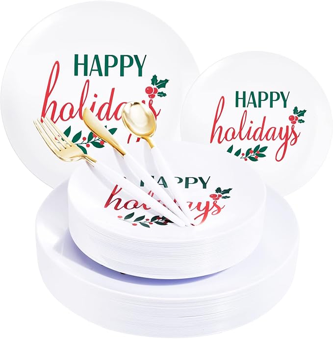 Supernal 150pcs Easter Plastic Dinnerware by supernal