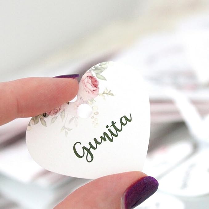 Custom Gift Tags, Personalized Heart Tags - Image 4