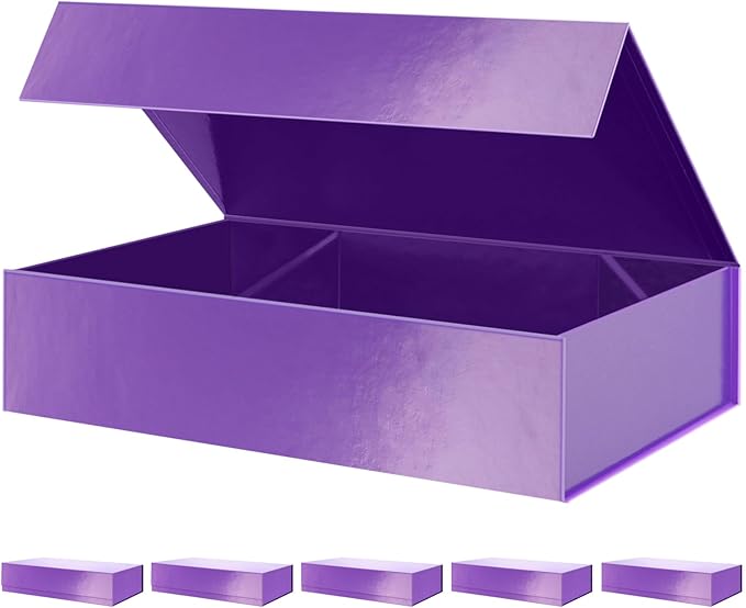PACKHOME 6 Extra Large Gift Boxes 17.5x11.3x4.3 Inches, Sturdy Shirt Boxes by PACKHOME