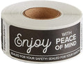 Angel's Peel Lounge Tamper Proof Stickers Roll — Tamper Evident Stickers by AngelsPeelLounge