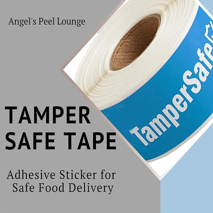 Angel's Peel Lounge Tamper Proof Stickers Roll — Tamper Evident Stickers - Image 4