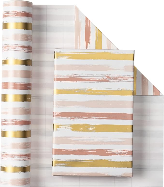 WRAPAHOLIC Reversible Pink Wrapping Paper - Image 2