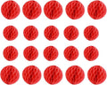 20pcs Honeycomb Flower Balls Party Honeycomb Balls Decoration Paper Flower by ZGjoy