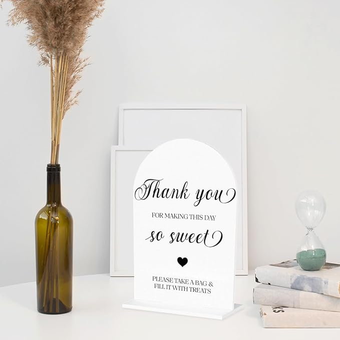 Candy Bar Sign, Dessert Table Sign, Wedding Engagement Bridal Shower Decor fo - Image 3