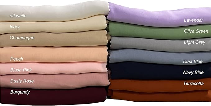 EHLDekol 13ft Lavender Chiffon Table Runner, 29x156 Inches Romantic and Rustic - Image 7