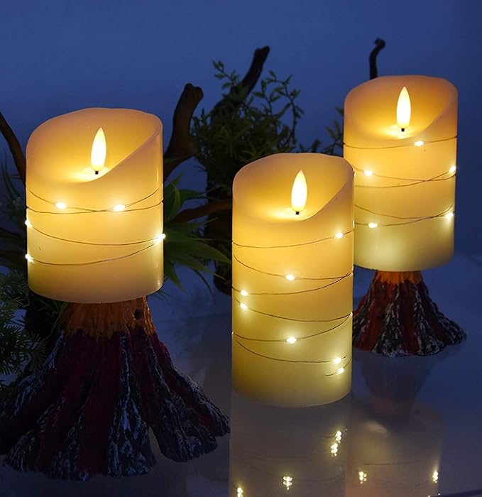 DANIP Ivory LED flameless Candle, - Image 4