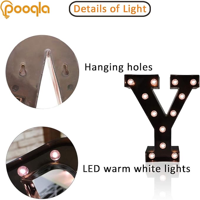 Decorative LED Illuminated Letter Marquee Sign - Image 2