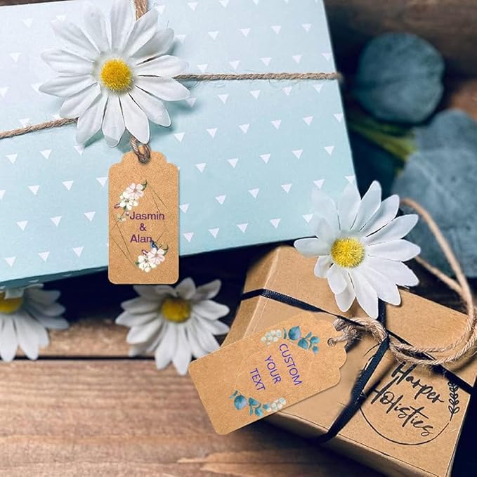 Custom Gift Tags with String, Personalized Tags - Image 2