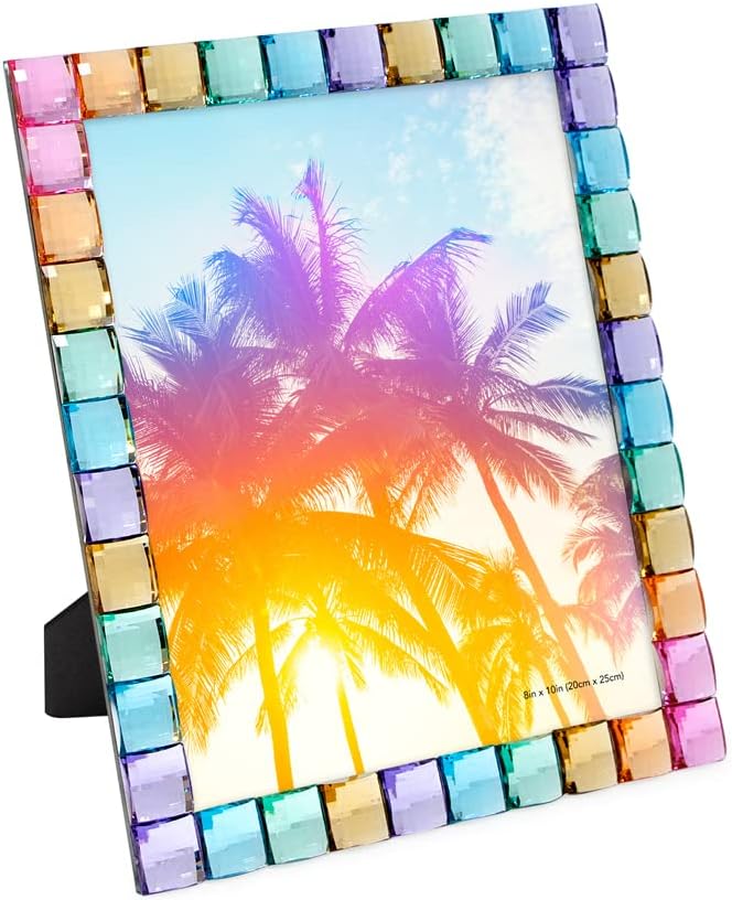 Isaac Jacobs Decorative Sparkling Jewel Picture Frame, Photo Display & Home by IsaacJacobs