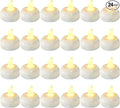 24pcs Warm White Flameless Waterproof LED Floating Candles, Battery Powered by TLNFHRPI