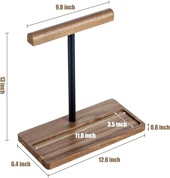 FARM IN Solid Acacia Wood Headphone Stand - Image 5