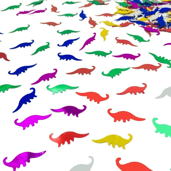 Confetti Dinosaur Confetti Table Metallic Foil Scatter Dino Baby Shower by JNSAXMI