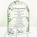 Wedding Sign Decor, In Loving Memory Wedding Sign, 5x7 Inch Arch Acrylic by Unknown