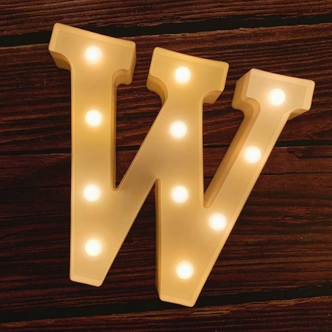 MUMUXI Marquee Light Up Letters | Large Light Up Numbers | Battery Powered and by MUMUXI