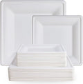 ECOLipak 120 Pack Compostable Paper Plates, 10 inch and 8 inch Heavy Duty Eco by ECOLipak