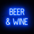 SpellBrite BEER & WINE Sign | Beer-Related Sign by SpellBrite
