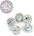 25pcs Adabele Grade A Suncatcher Crystal Rhinestone Pave Loose Beads 10mm Clear by AdabeleLLC