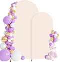 Wedding Arch Cover 6FT 7.2FT Arch Backdrop Cover Fitted Spandex Covers Set of 2 by Unknown