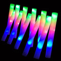 Foam Glow Sticks Bulk 100 Pack, 3 Modes Flashing LED Light Sticks Glow in The by Bylaotrs