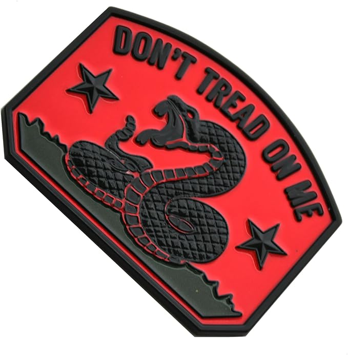 1x Gadsden Flag Rattlesnake Car Emblem 3D Decal Sticker - Image 3