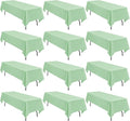 12 Pack 60 x 126 Inch Rectangle Tablecloth Sage Green Polyester Tablecloth by fani