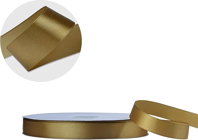 5/8" Wide x 100 Yards Single Face Polyester Satin Ribbon, Satin Ribbon - Image 2