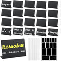 20 Pack Food Labels for Party Buffet by MALUBAKA