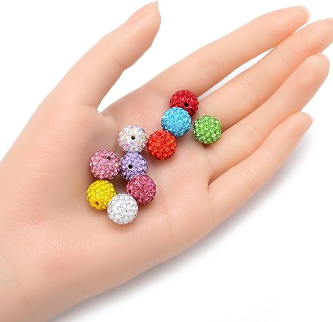 100pcs Adabele Grade A Suncatcher Crystal Rhinestone Pave Loose Beads 12mm - Image 2
