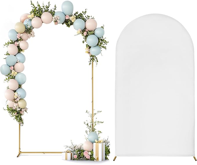 Skypatio 7.2FT Wedding Metal Arch Backdrop Stand by Skypatio