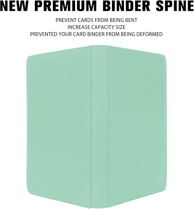 Premium 1000+ Pockets Card Binder, 16 Pockets Trading Card Binder Ringless Side - Image 7