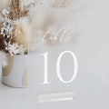 JINMURY Frosted Arch Table Numbers by JINMURY
