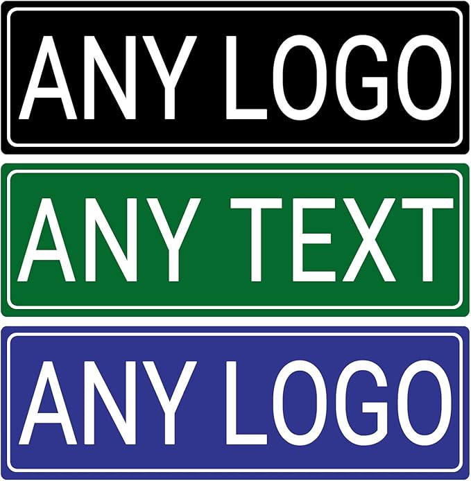 Custom Metal Sign 8x24 Inches by SignSigts