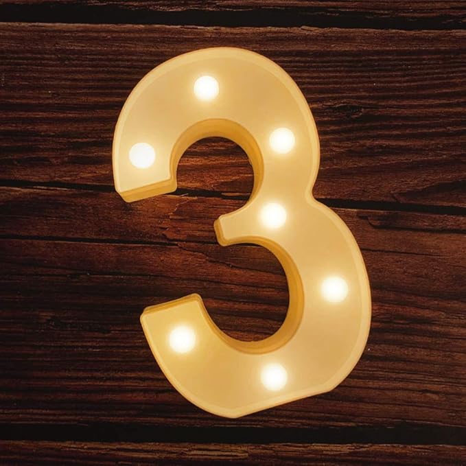 MUMUXI Marquee Light Up Letters | Large Light Up Numbers | Battery Powered and by MUMUXI