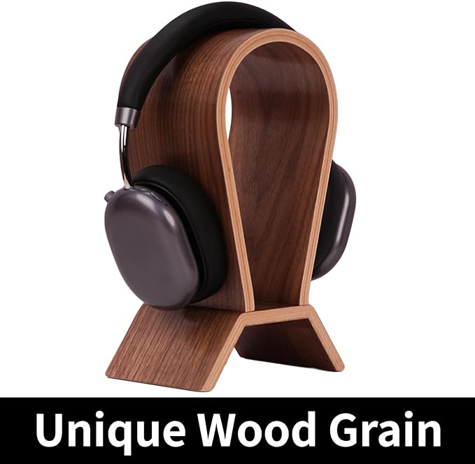 Wood Headphone Stand for Desk - Image 4