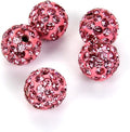 25pcs Adabele Grade A Suncatcher Crystal Rhinestone Pave Loose Beads 12mm Rose by AdabeleLLC