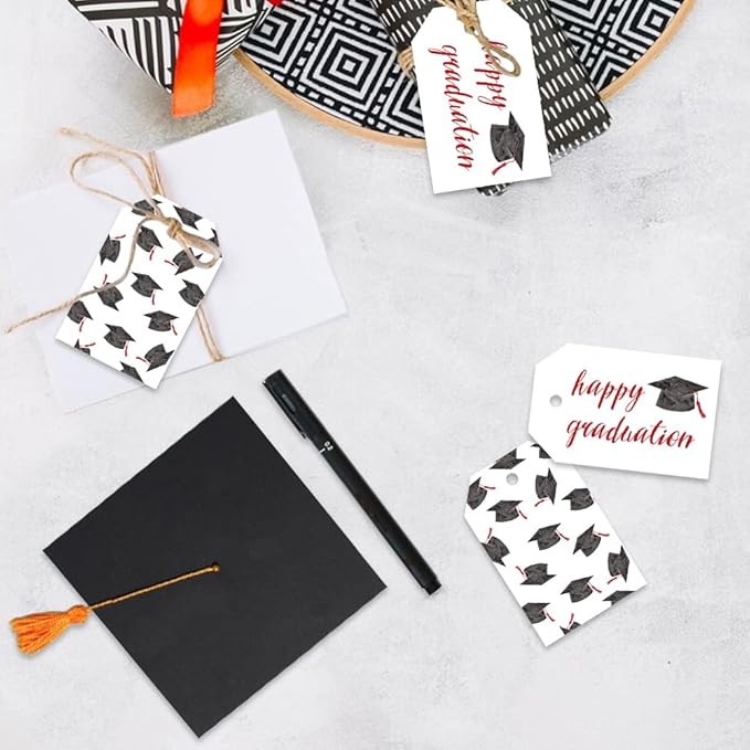 50 Pcs Graduation Gift Tags, Congrats Grad Party Favors Gift Tags - Image 3