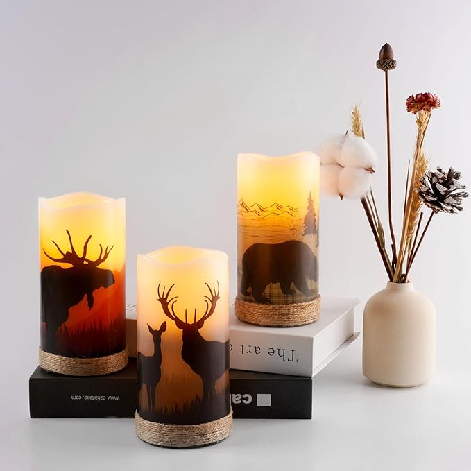 Homemory Christmas Flameless Candles Battery Operated - Image 7