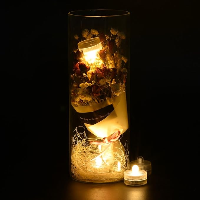 Halloween Lights Submersible LED Lights cr2032 Battery Powered Underwater - Image 4