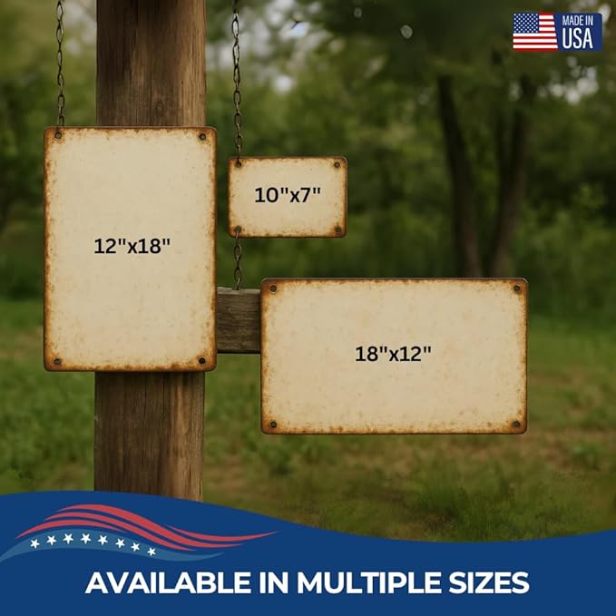 Custom Metal Signs By DC for Outdoor Use – Heavy Duty 1mm Thick Personalized - Image 7