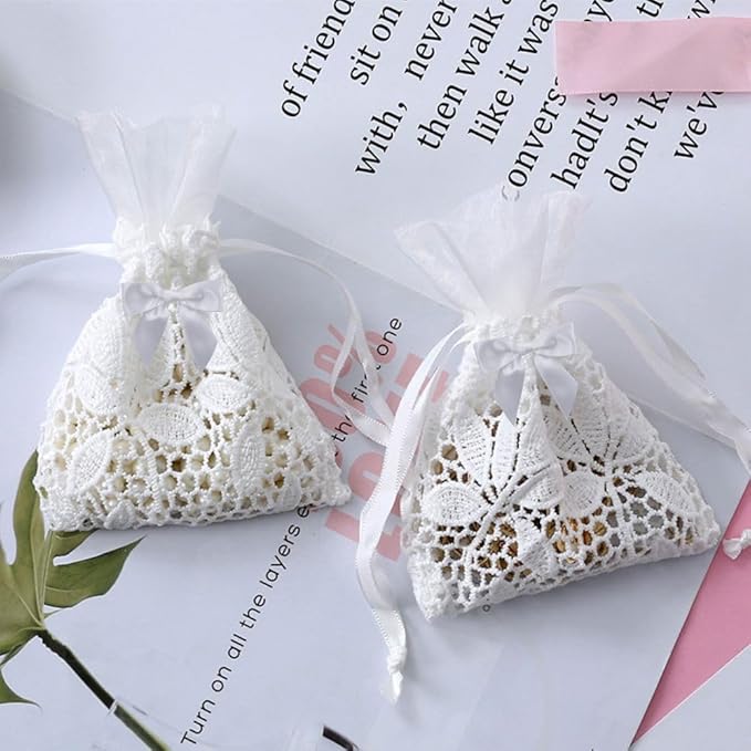 2.5" Hgzgch White Satin Ribbon Bow - Image 4