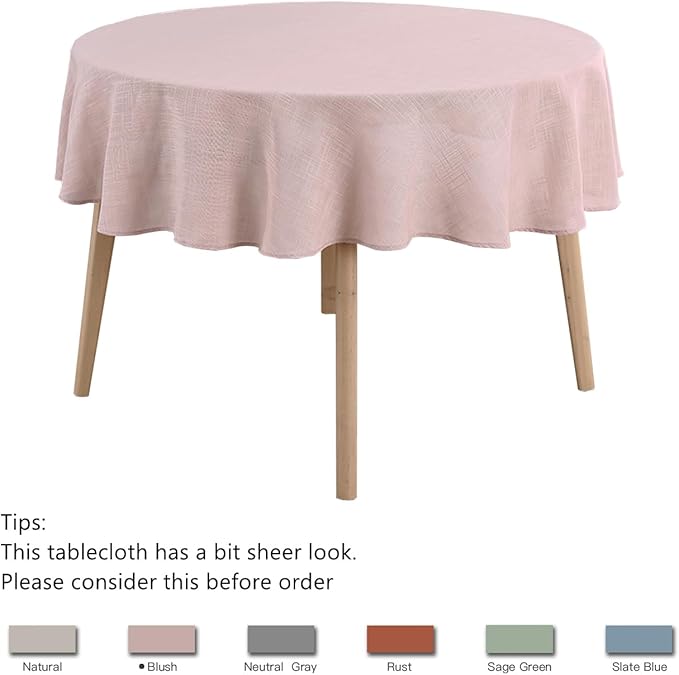 maxmill Lux Faux Linen Tablecloth - Image 4