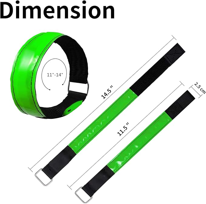 Rechargeable LED Armband for Running, Light Up LED Armband, High Visibility - Image 2