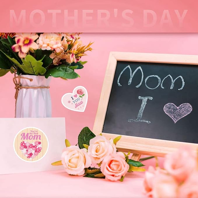 Mothers Day Stickers, Happy Mother's Day Labels Stickers - Image 4