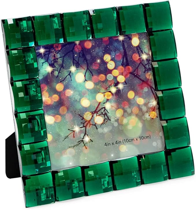 Isaac Jacobs Decorative Sparkling Jewel Picture Frame, Photo Display & Home by IsaacJacobs