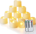 Homemory 24pcs Remote Timer LED Tea Lights Candles, 400+Hours Flickering by Homemory