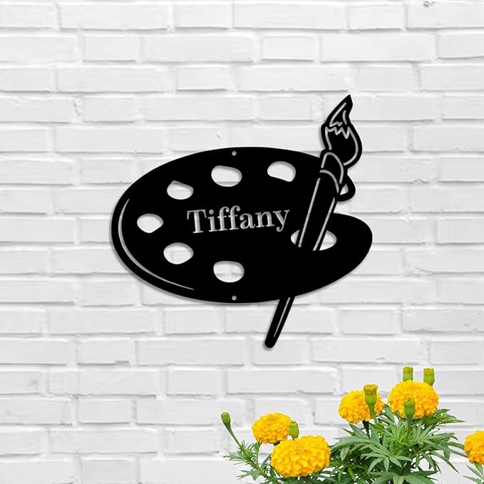 Personalized Artist Palette Metal Wall - Image 3
