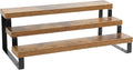 4-Tier Wooden Display Riser Shelf Stand for, Condiment & Dolls Collection Home by NEETBU